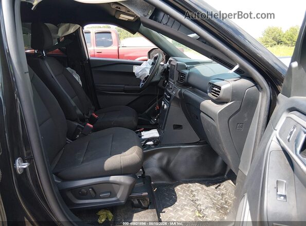 1FM5K8AB9SGC01061 2025 FORD POLICE INTERCEPTOR Black Widok wnętrza z przodu