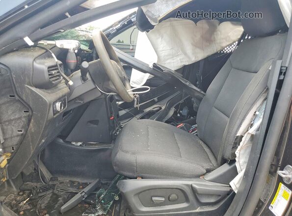 1FM5K8AC1PGA79358 2023 FORD EXPLORER Black Widok wnętrza z przodu