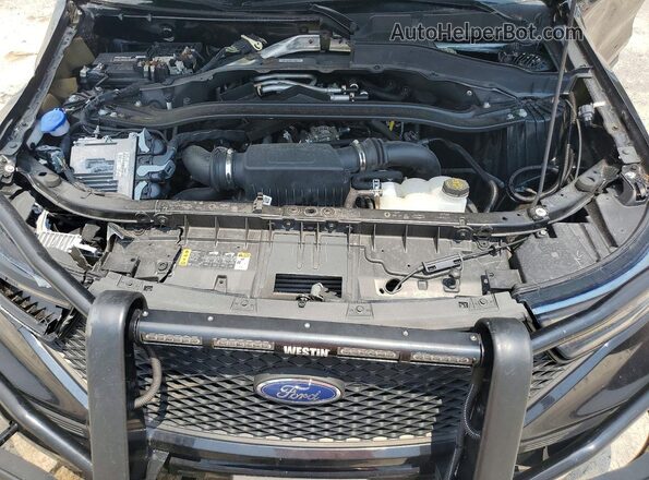1FM5K8AC1PGA79358 2023 FORD EXPLORER Black Widok komory silnika