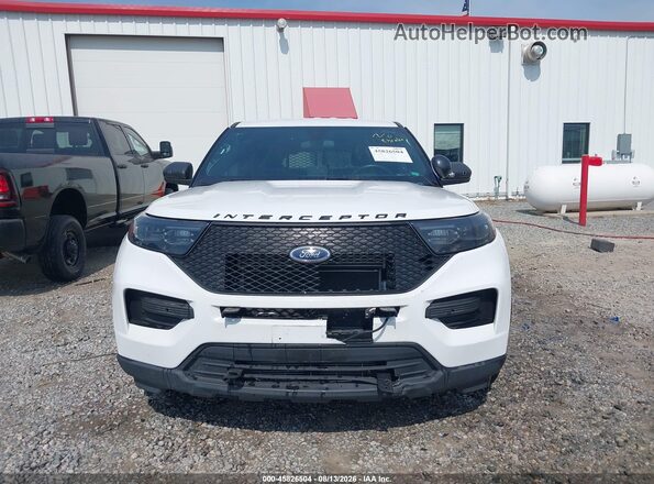 1FM5K8AC3PGA32705 2023 FORD POLICE INTERCEPTOR White Սարքավորումների վահանակի տեսք