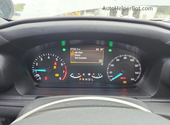 1FM5K8AC7MGC35365 2021 FORD EXPLORER Серый Вид щитка приборов