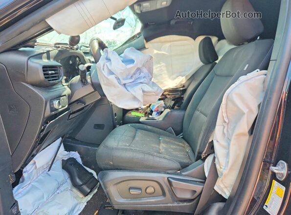 1FM5K8AC7NGB80837 2022 FORD EXPLORER Черный Вид салона спереди