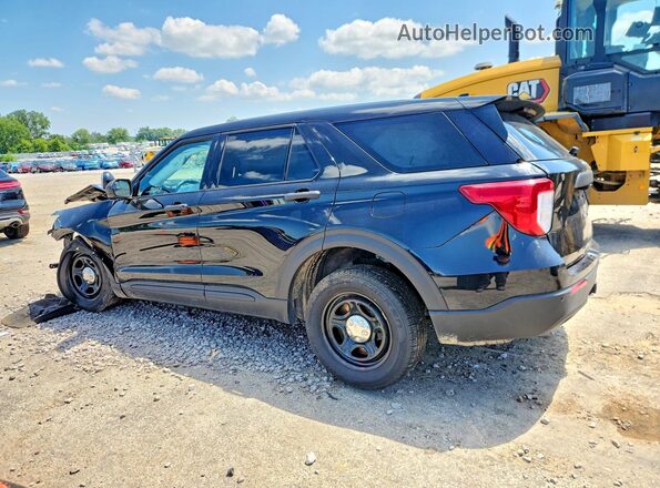 1FM5K8AC7NGB80837 2022 FORD EXPLORER Черный Задняя левая четверть