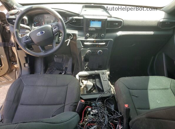 1FM5K8AC8LGD01906 2020 FORD EXPLORER Beige წინა პანელის ხედი