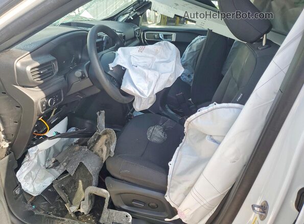 1FM5K8AC9PGC21519 2023 FORD EXPLORER White Widok wnętrza z przodu
