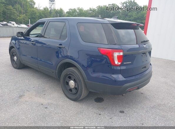 1FM5K8AR0GGC94833 2016 FORD UTILITY POLICE INTERCEPTOR Black უკანა მარცხენა