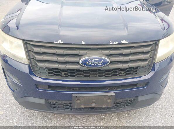 1FM5K8AR0GGC94833 2016 FORD UTILITY POLICE INTERCEPTOR Black ხელსაწყოთა პანელის ხედი