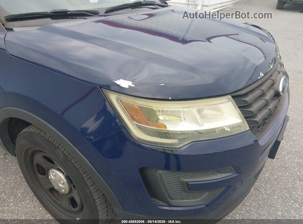 1FM5K8AR0GGC94833 2016 FORD UTILITY POLICE INTERCEPTOR Black წინა ხედი