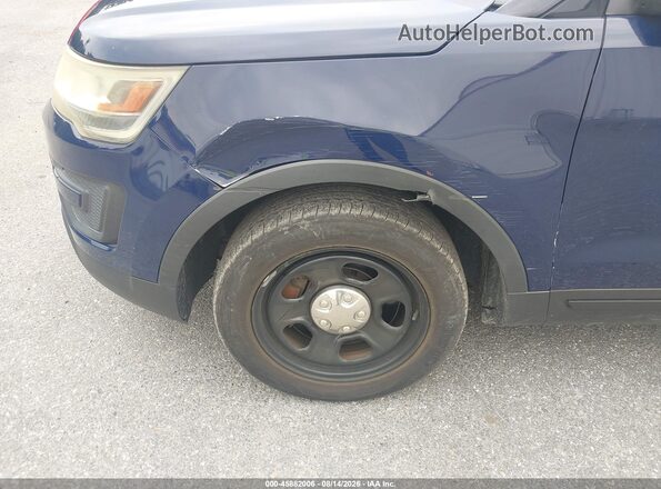 1FM5K8AR0GGC94833 2016 FORD UTILITY POLICE INTERCEPTOR Black უკანა სალონის ხედი