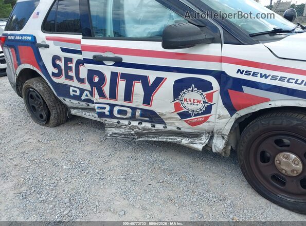 1FM5K8AR0HGC57315 2017 FORD UTILITY POLICE INTERCEPTOR Белый Вид спереди