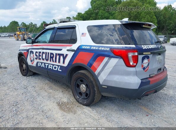 1FM5K8AR0HGC57315 2017 FORD UTILITY POLICE INTERCEPTOR Белый Задняя левая четверть