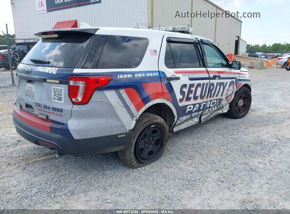 1FM5K8AR0HGC57315 2017 FORD UTILITY POLICE INTERCEPTOR Белый Задняя правая четверть