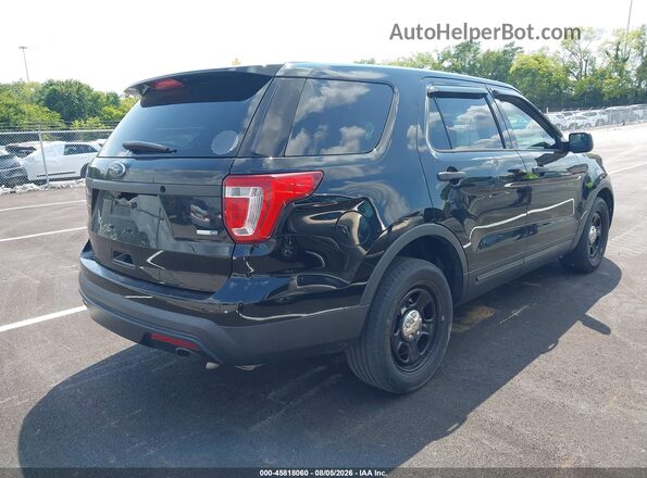 1FM5K8AR0HGD22597 2017 FORD UTILITY POLICE INTERCEPTOR Black Tył prawy