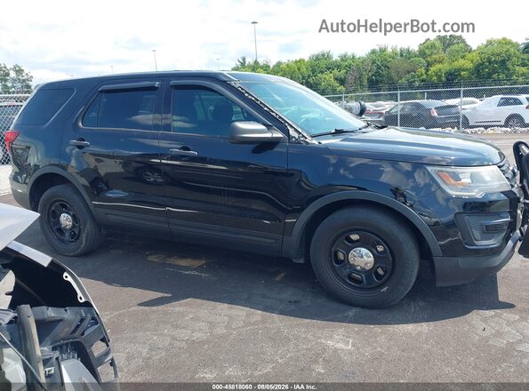 1FM5K8AR0HGD22597 2017 FORD UTILITY POLICE INTERCEPTOR Black Widok zestawu wskaźników