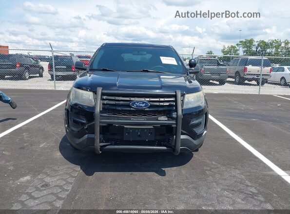 1FM5K8AR0HGD22597 2017 FORD UTILITY POLICE INTERCEPTOR Black Widok deski rozdzielczej