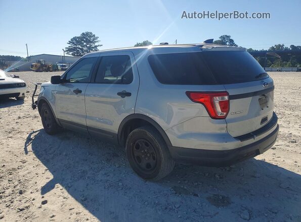 1FM5K8AR0JGC18441 2018 FORD EXPLORER Silver Rear left