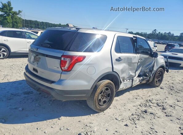 1FM5K8AR0JGC18441 2018 FORD EXPLORER Silver Rear right