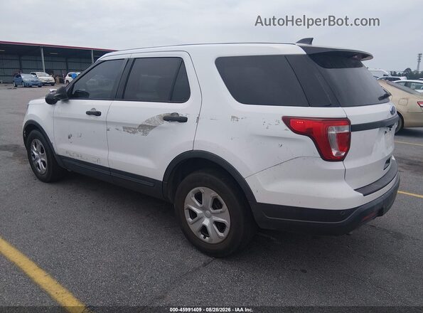 1FM5K8AR0JGC76789 2018 FORD POLICE INTERCEPTOR White Tył lewy