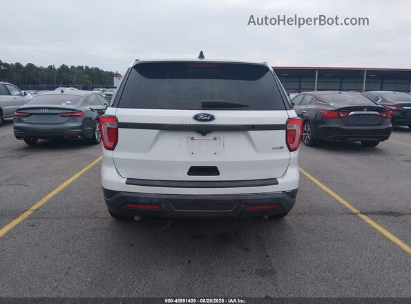 1FM5K8AR0JGC76789 2018 FORD POLICE INTERCEPTOR White 