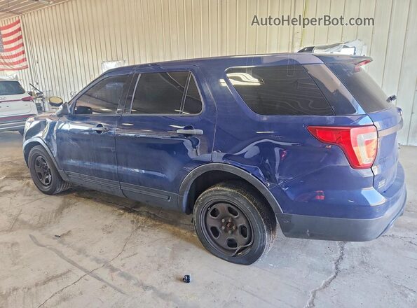 1FM5K8AR1GGA19231 2016 FORD EXPLORER Blue Հետևի ձախ