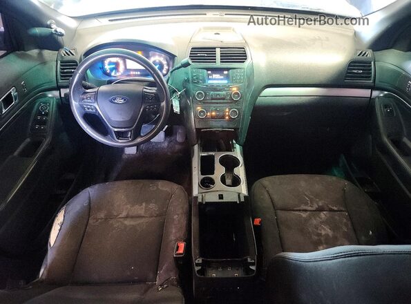 1FM5K8AR1GGA19231 2016 FORD EXPLORER Blue Առջևի վահանակի տեսք
