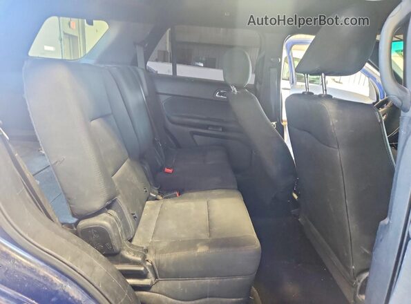 1FM5K8AR1GGA19231 2016 FORD EXPLORER Blue Հետևի նստատեղերի տեսք