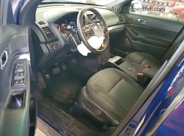 1FM5K8AR1HGA63649 2017 FORD EXPLORER Blue Առջևի վահանակի տեսք