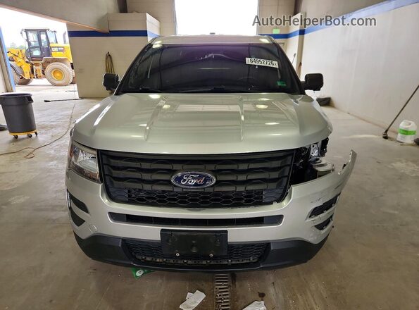 1FM5K8AR1JGA84426 2018 FORD EXPLORER Silver წინა ხედი