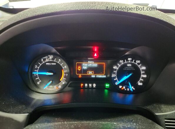 1FM5K8AR1JGA84426 2018 FORD EXPLORER Silver ხელსაწყოთა პანელის ხედი