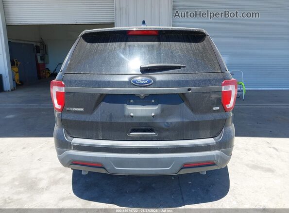 1FM5K8AR1JGC49567 2018 FORD POLICE INTERCEPTOR Black 