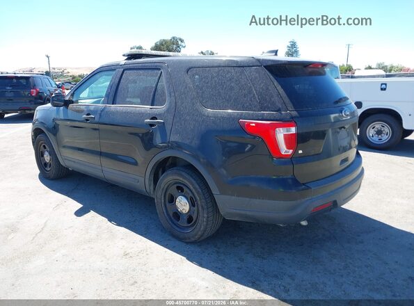 1FM5K8AR1JGC49570 2018 FORD POLICE INTERCEPTOR Black Вид спереду