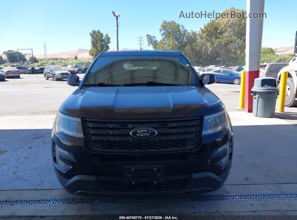 1FM5K8AR1JGC49570 2018 FORD POLICE INTERCEPTOR Black 