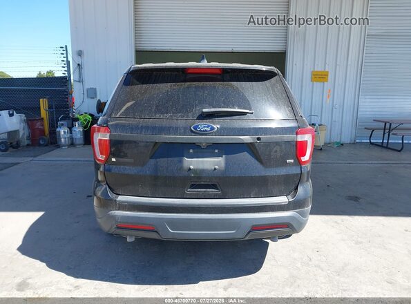 1FM5K8AR1JGC49570 2018 FORD POLICE INTERCEPTOR Black 