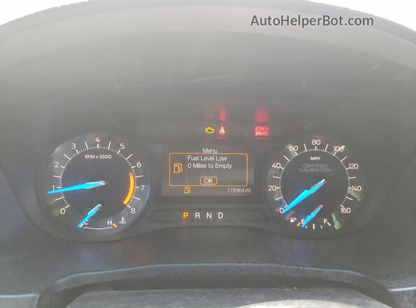 1FM5K8AR2GGA01479 2016 FORD EXPLORER White Widok zestawu wskaźników