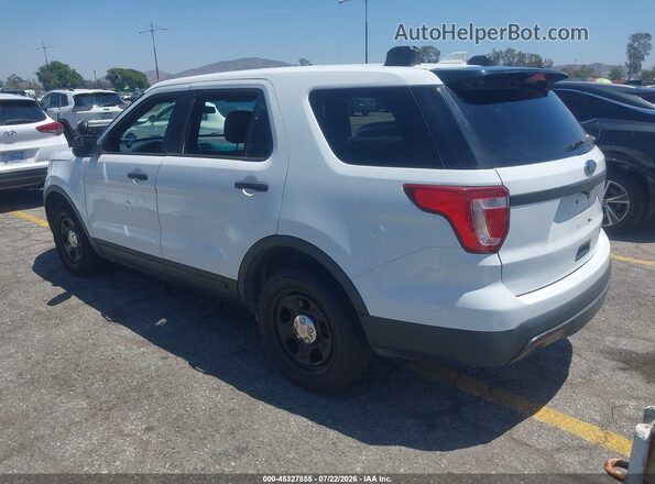 1FM5K8AR2HGA04691 2017 FORD UTILITY POLICE INTERCEPTOR White Trasero izquierdo