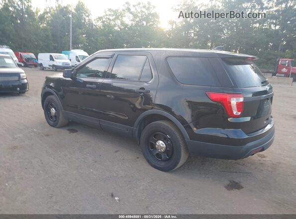 1FM5K8AR2HGD26232 2017 FORD UTILITY POLICE INTERCEPTOR Black Задня ліва чверть