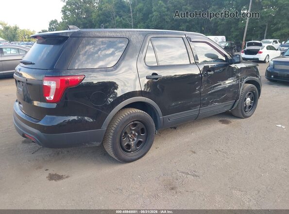1FM5K8AR2HGD26232 2017 FORD UTILITY POLICE INTERCEPTOR Black Задня права чверть