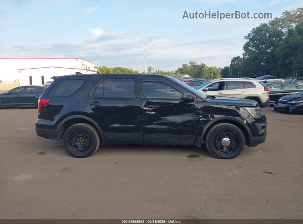 1FM5K8AR2HGD26232 2017 FORD UTILITY POLICE INTERCEPTOR Black Вид задньої частини салону