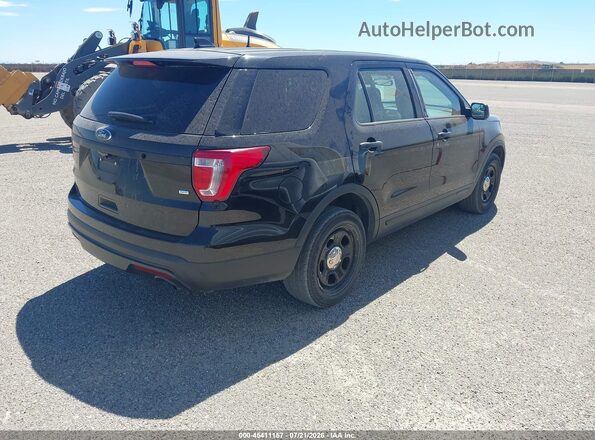 1FM5K8AR2HGE14066 2017 FORD UTILITY POLICE INTERCEPTOR Black Rear right