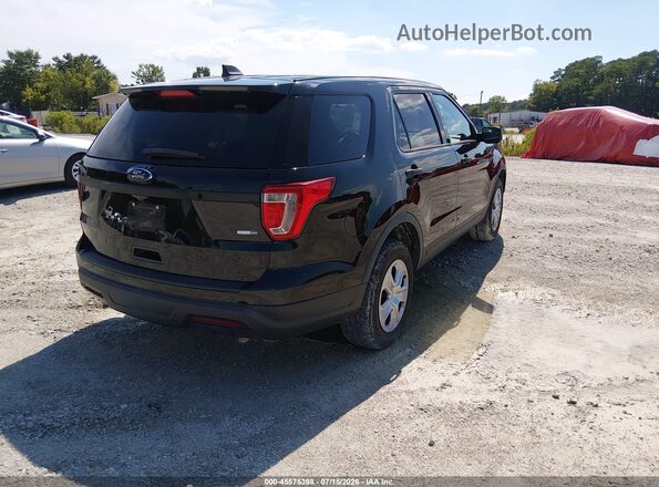 1FM5K8AR2JGC77314 2018 FORD POLICE INTERCEPTOR Black Trasero derecho