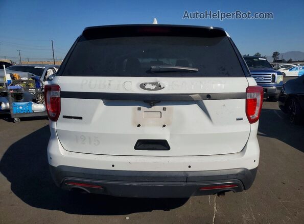 1FM5K8AR3GGA04455 2016 FORD EXPLORER White Widok z tyłu