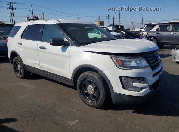 1FM5K8AR3GGA04455 2016 FORD EXPLORER White Przód prawy