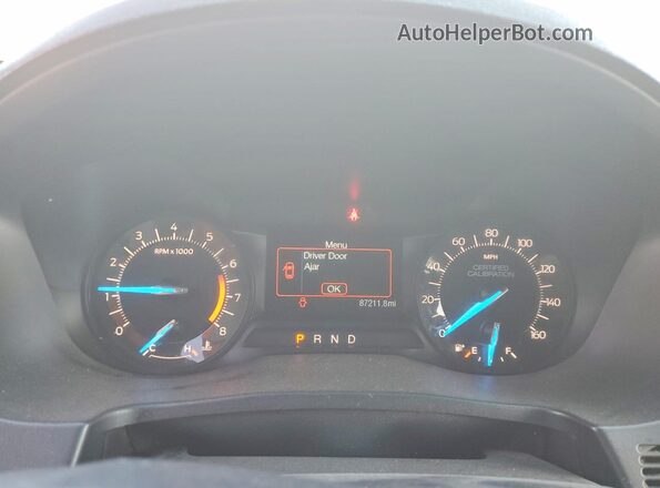 1FM5K8AR3GGA04455 2016 FORD EXPLORER White Widok zestawu wskaźników