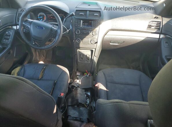 1FM5K8AR3GGA04455 2016 FORD EXPLORER White Widok deski rozdzielczej