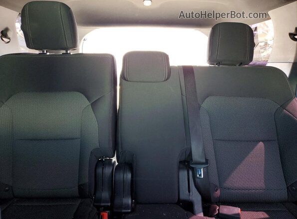 1FM5K8AR3GGA04620 2016 FORD EXPLORER White Հետևի նստատեղերի տեսք