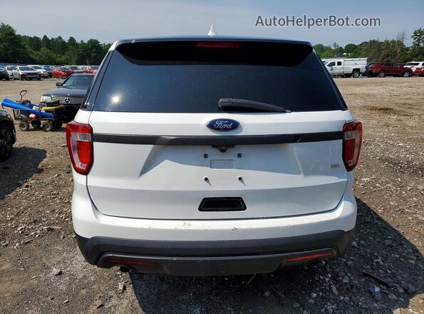 1FM5K8AR3GGA04620 2016 FORD EXPLORER White Հետևի տեսք