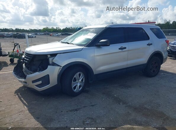 1FM5K8AR3GGA28593 2016 FORD UTILITY POLICE INTERCEPTOR White Vista tres cuartos delantera izquierda