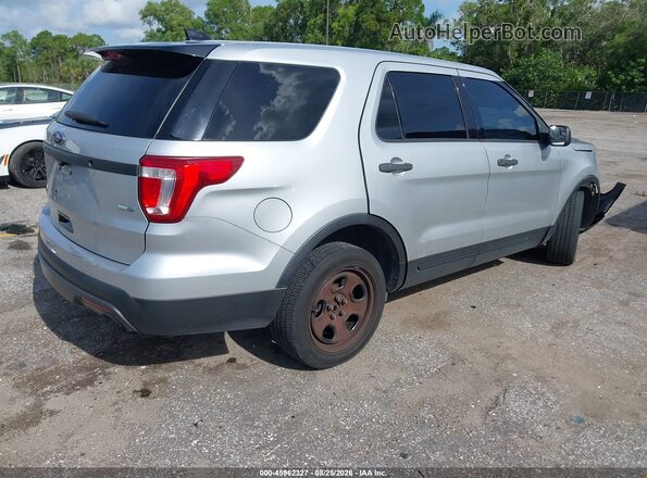 1FM5K8AR3GGA28593 2016 FORD UTILITY POLICE INTERCEPTOR White Trasero derecho