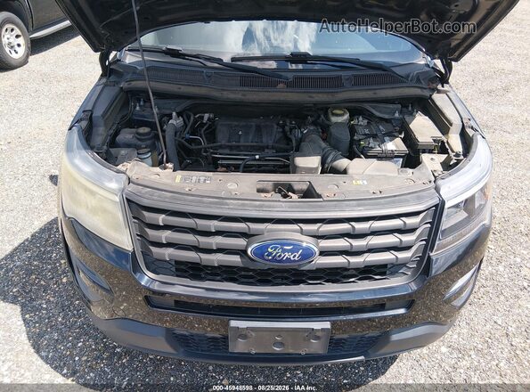 1FM5K8AR3GGC50471 2016 FORD UTILITY POLICE INTERCEPTOR Черный Вид сзади