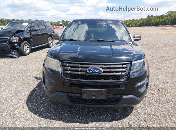 1FM5K8AR3GGC50471 2016 FORD UTILITY POLICE INTERCEPTOR Черный Вид щитка приборов